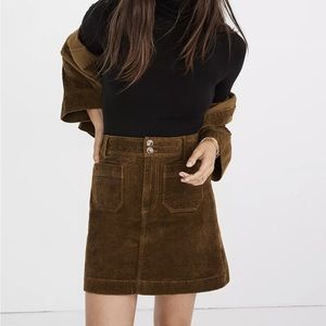 Corduroy skirt